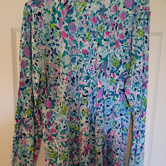 Lilly Pulitzer PJ Set Top XXL Bottom L - Picture 5 of 10